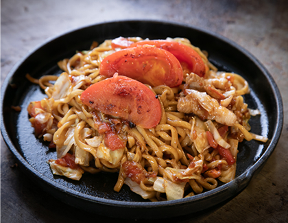 トマト焼きそば