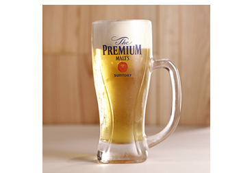 神泡のザ・プレミアム・モルツ中